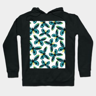 Queen Alexandra' s birdwing butterfly pattern design Hoodie